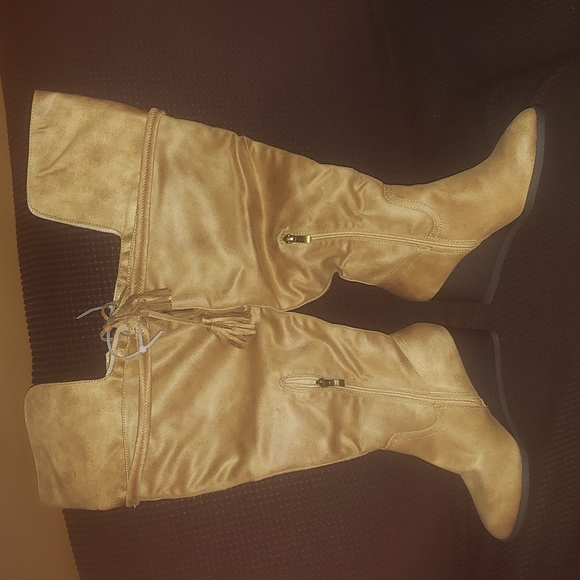 New Journee Collection over the thigh boots size 9 extra wide calf - Picture 1 of 16
